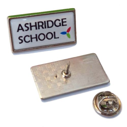 30x16mm premium silver badge